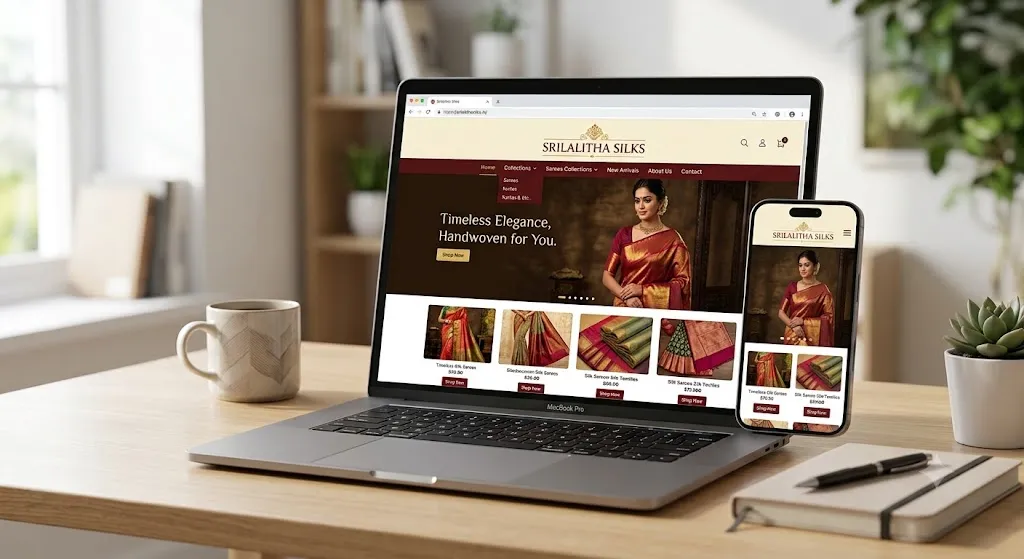 Sri Lalitha Silks Website Project
